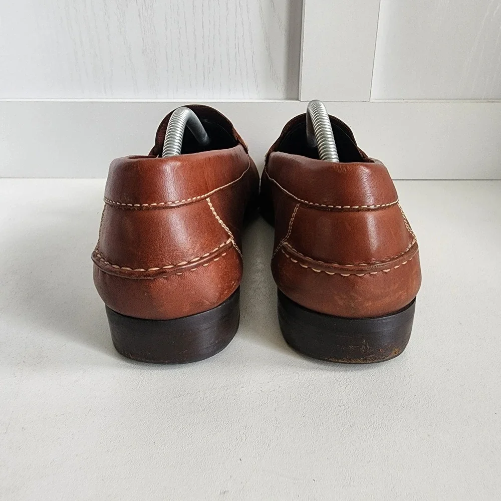 Richfield Everyday Comfort Mens 11 Brown Leather Tassel Loafer Brazil *READ*